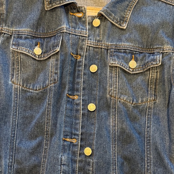 Now N Forever Women’s Leopard Print Denim Jacket S/M - Picture 7 of 7